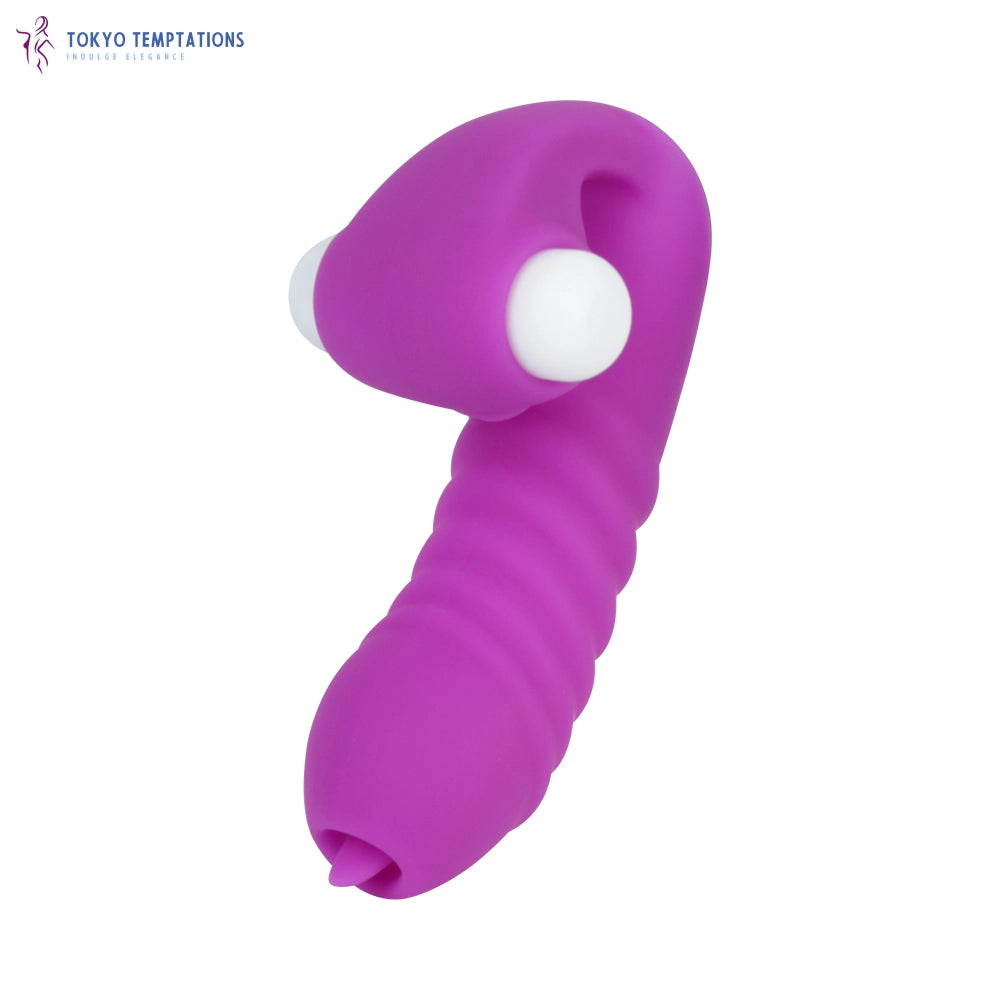 High-Quality Tongue Finger Vibrator Purple