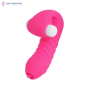 High-Quality Tongue Finger Vibrator Red