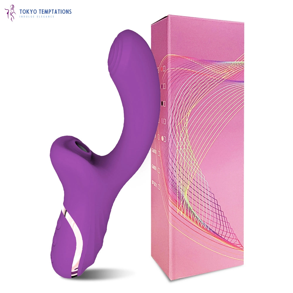 Premium Clitoral Sucker Vibrator G-Spot Stimulator Purple