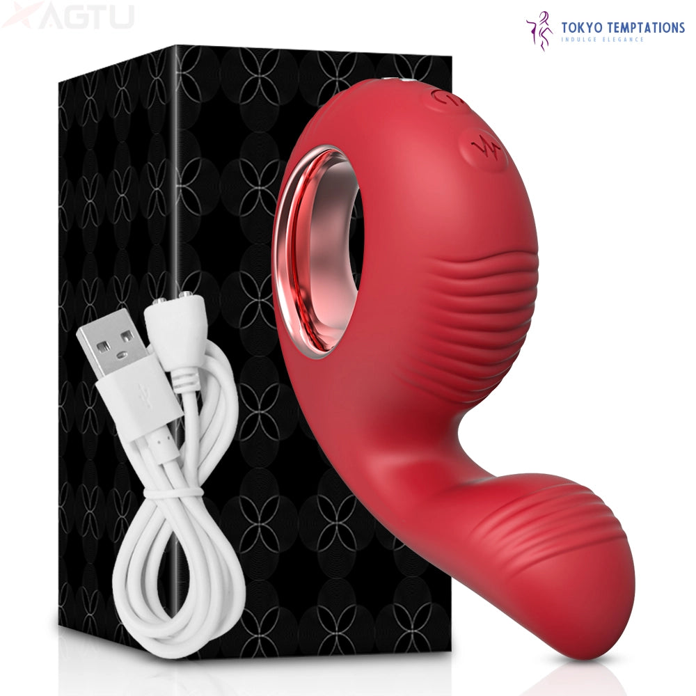 G-Spot Finger Vibrator Clitoris Stimulator Red