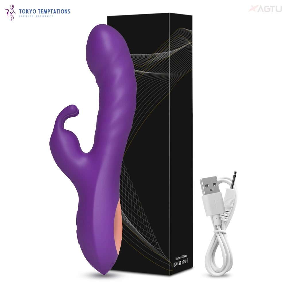 Powerful Rabbit Vibrator for Women - G Spot Clitoris Stimulation Purple