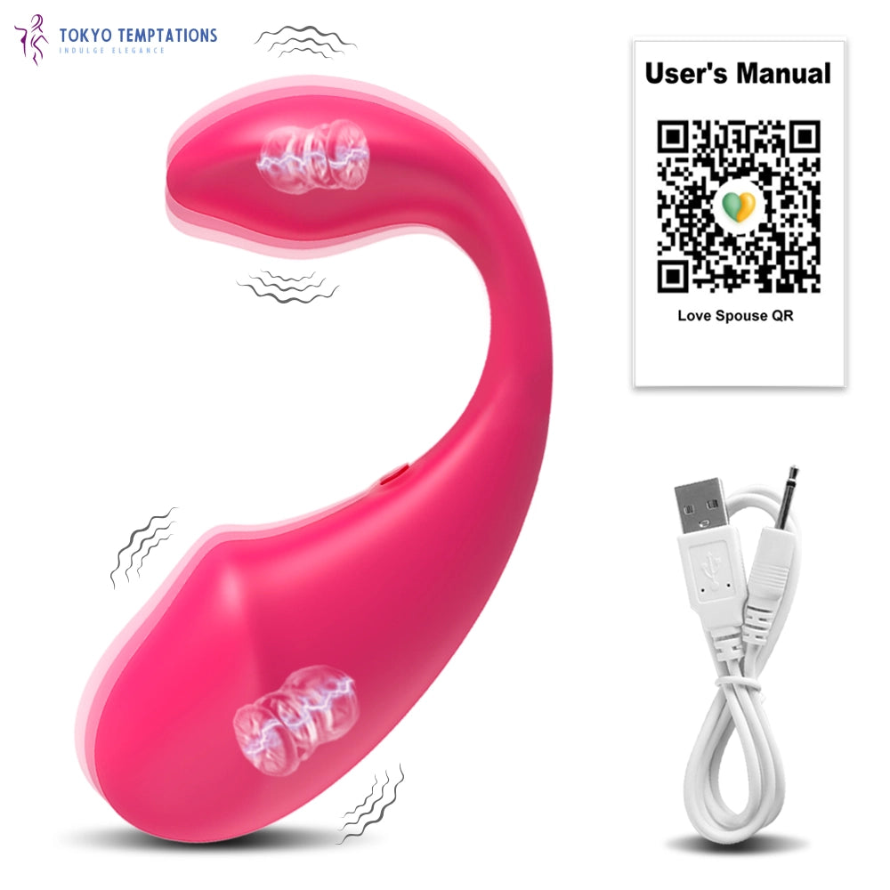 Wireless Bluetooth G Spot Vibrator for Women Red