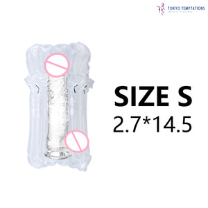 Realistic Soft Silicone Dildo with Strong Suction Cup length 14.5cm