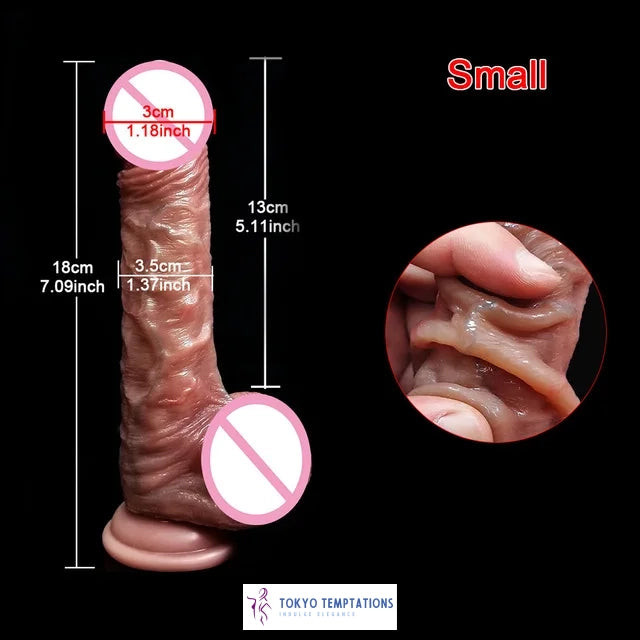 Realistic Skin Strap-On Dildo length 15cm