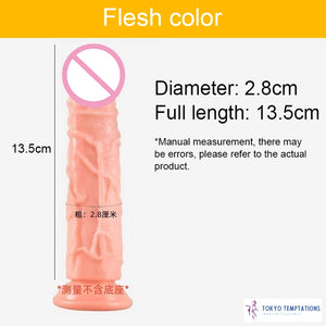 Realistic Flesh Dildo full length 13.5cm