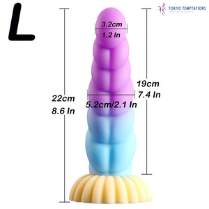 Realistic Silicone Dragon Dildo with Suction Cup length 19cm