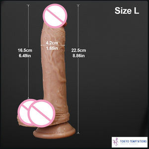 Realistic Liquid Silicone Dildo L