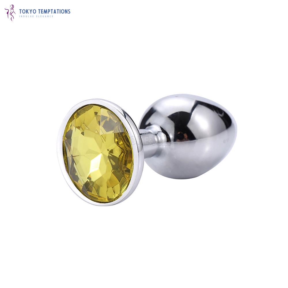 ST15 Stainless Steel Anal Plug Set Yellow