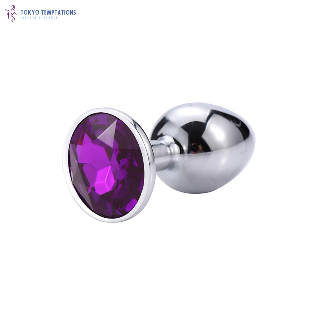 ST15 Stainless Steel Anal Plug Set Purple