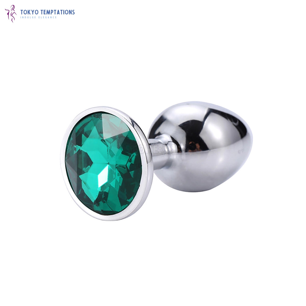 ST15 Stainless Steel Anal Plug Set Green