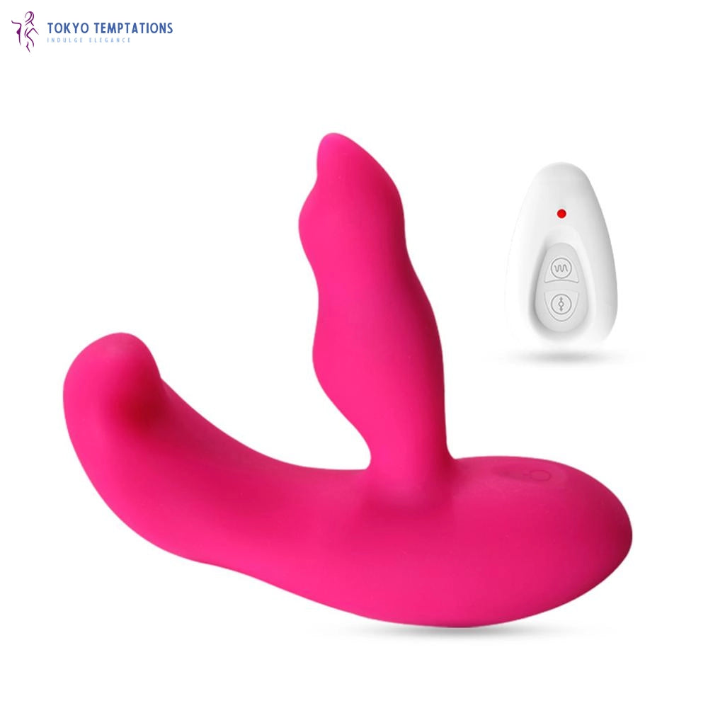 Dual Motor Prostate Massager Vibrator Anal Plug Purple