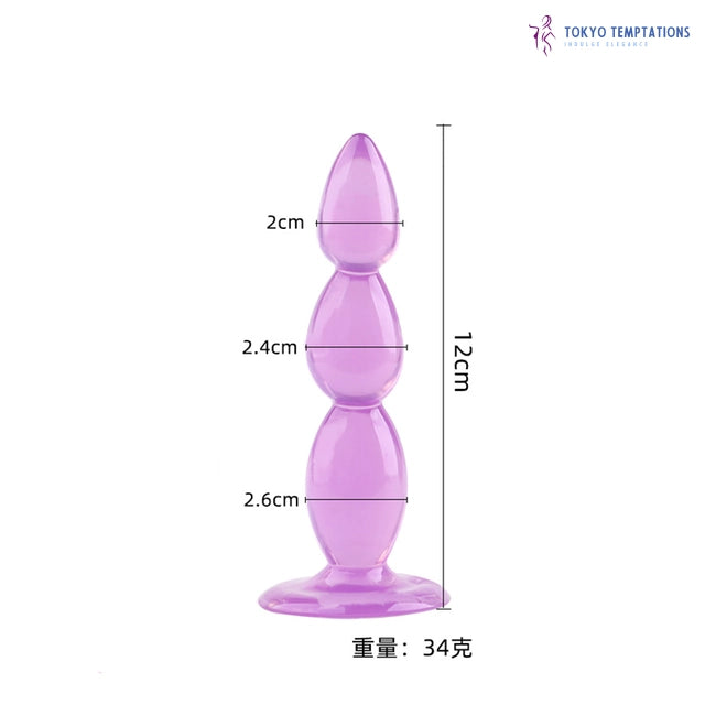 Silicone Anal Dildo Prostate Massager Pink