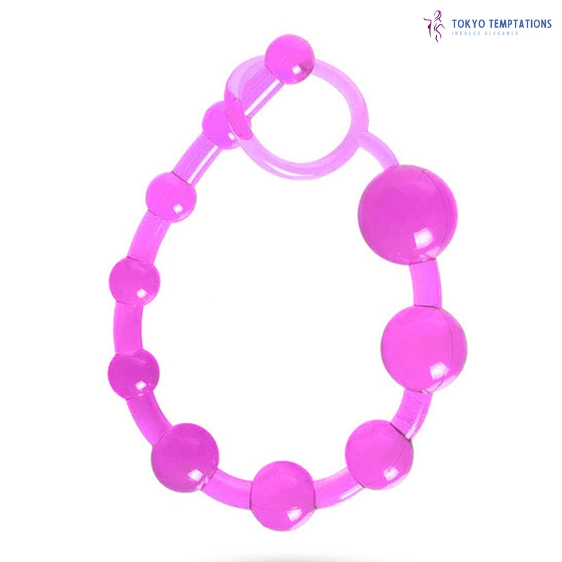 Silicone Anal Beads Pink