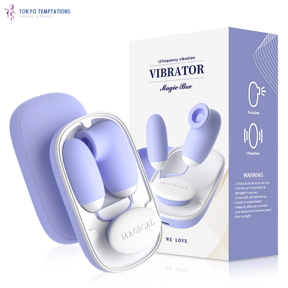 Discreet Concealed Vibrator with G-spot & C-spot Stimulation Blue