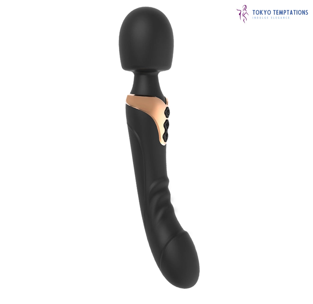 Powerful Vibrator Dildos Wand 10 Modes Clitoris Stimulator Black