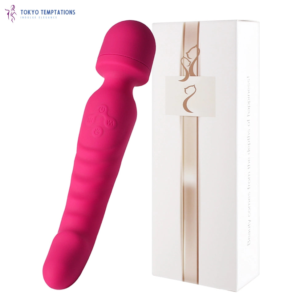 YAFEI Heating Av Wand Vibrator for Ultimate Pleasure Red