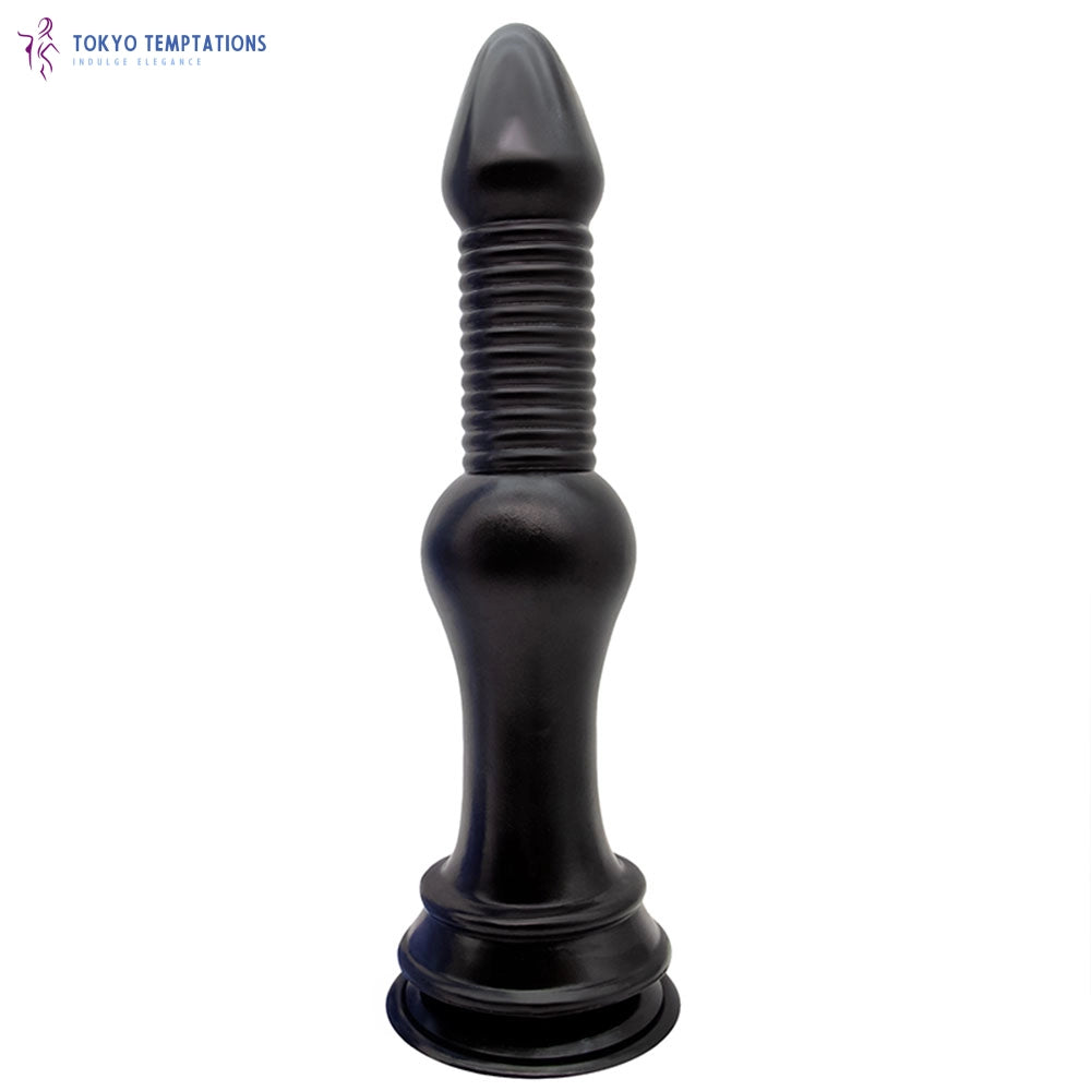 Silicone Anal Dildo Vagina Prostate Massager Black