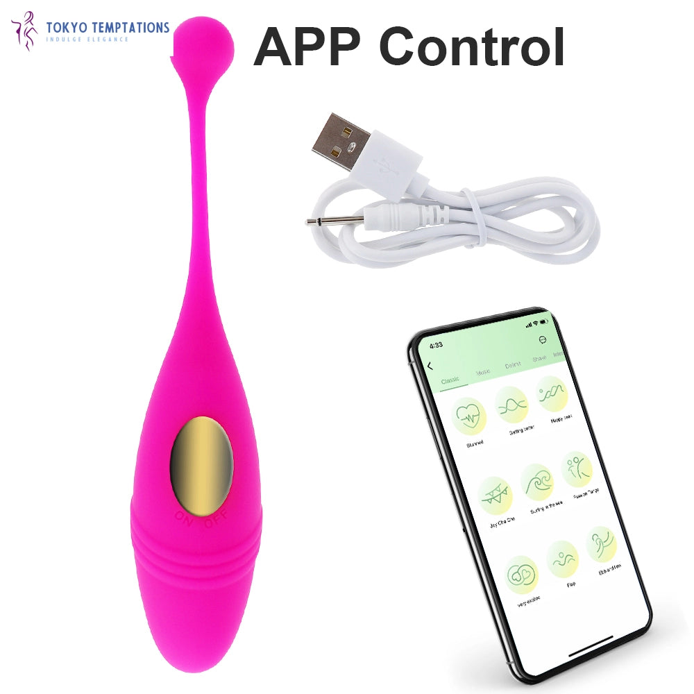 Remote Vibrating Egg Wearable Vibrator G Spot Clitoris Massager Purple