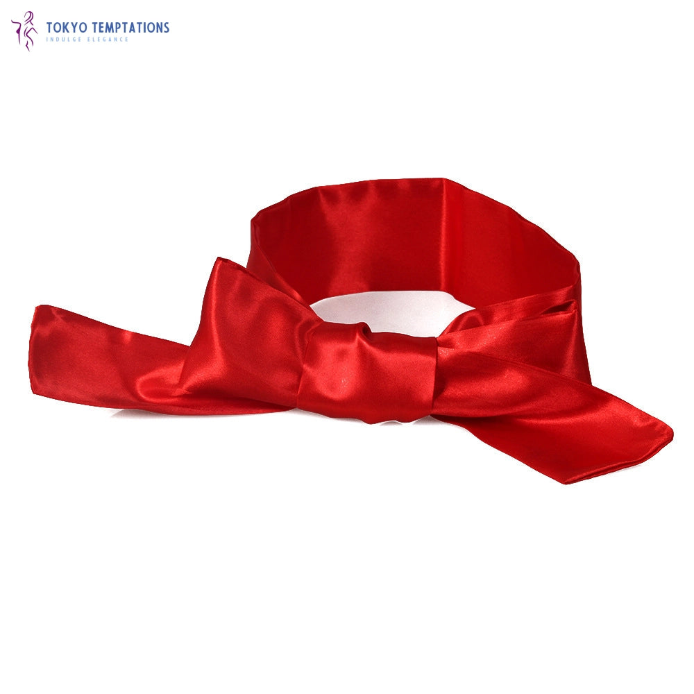 Silk Sleep Mask Sexy Eye Cover High Quality Red