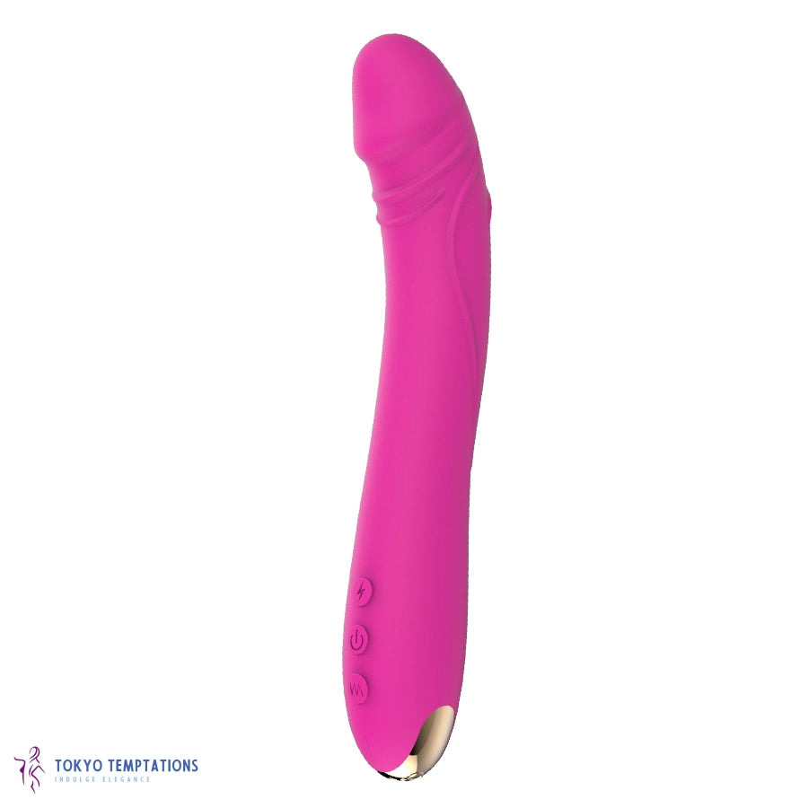 FLXUR Soft Skin Dildo Vibrator Red