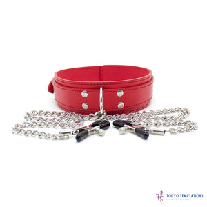 Nipple Clamps - Stainless Steel SM Toy Red