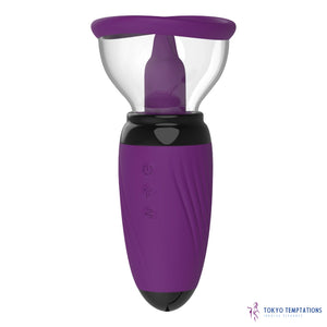 Premium 10-Frequency Nipple Stimulator Purple