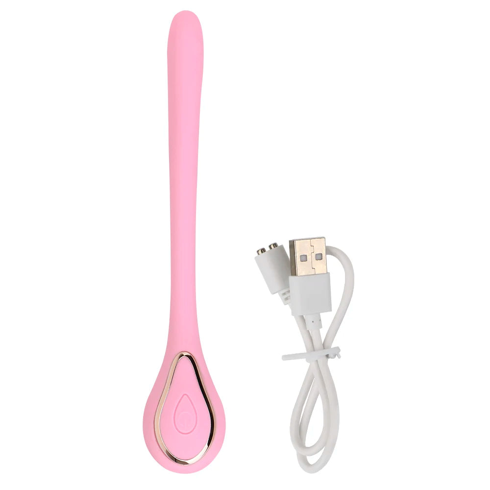 Slim Vibrator Dildo Clitoris Vaginal Stimulator Blue