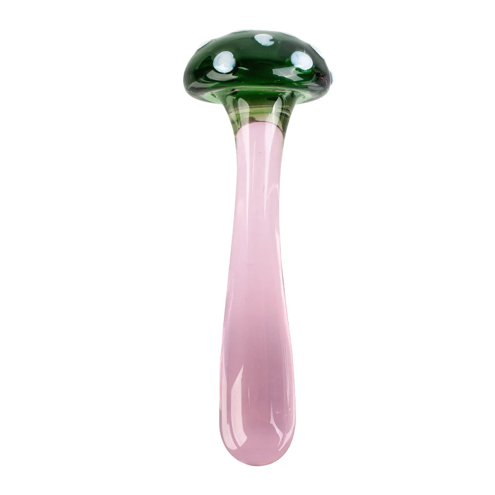 Luxury Glass Anal Plug Green